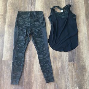 Fabletics Power Hold Leggings and Tank top set